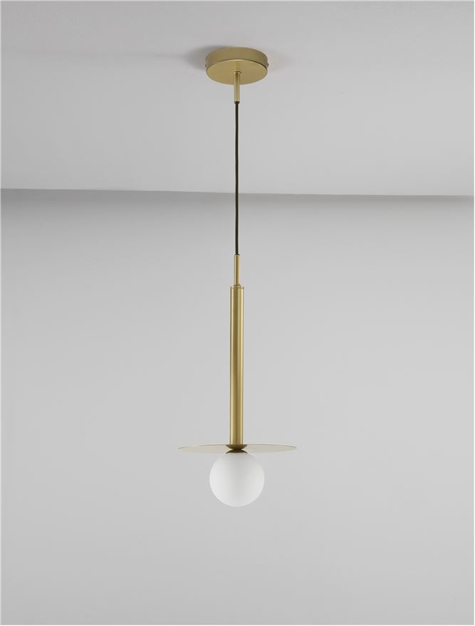 PIELO suspensie SP1 - 9043311 - Brass Gold Metal Opal Glass [3]