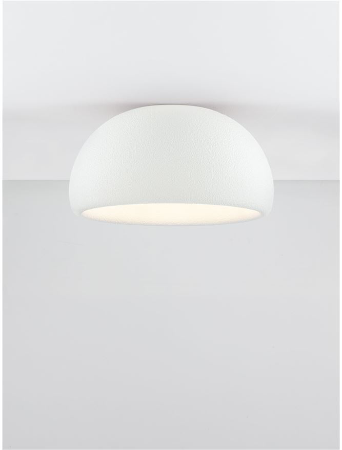 Plafoniera DAVO D50 - Stone White Polyurethane & Resin [4]