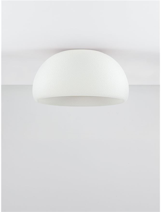 Plafoniera DAVO D50 - Stone White Polyurethane & Resin [3]