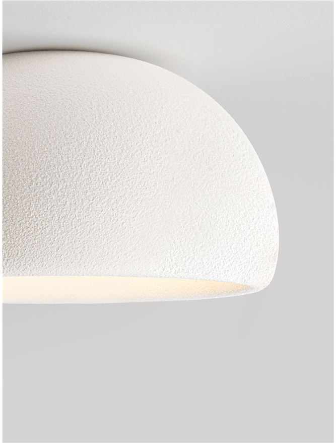 Plafoniera DAVO D50 - Stone White Polyurethane & Resin [6]