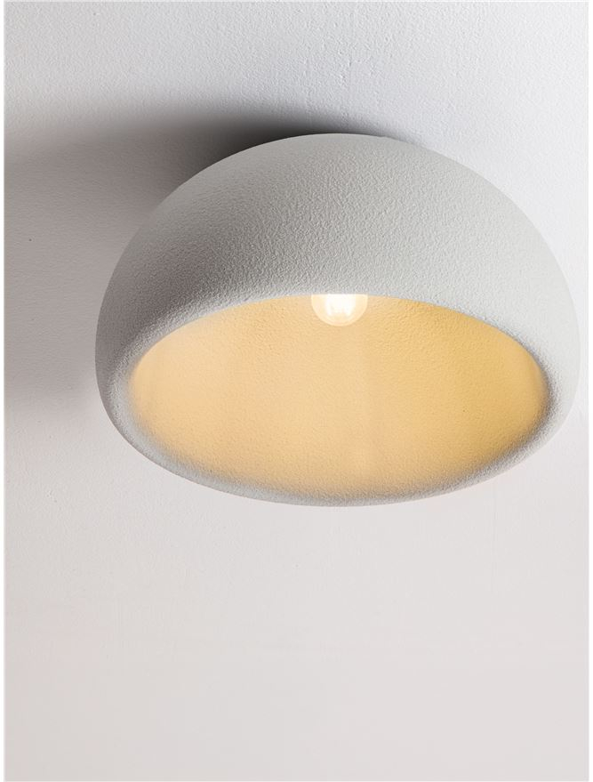 Plafoniera DAVO D50 - Stone Dove Gray Polyurethane & Resin [5]