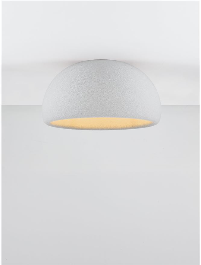 Plafoniera DAVO D50 - Stone Dove Gray Polyurethane & Resin [4]