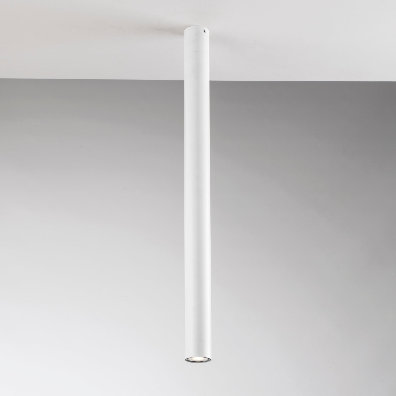 PLAFONIERA FLUKE TONDA BIANCA 1XGU10 5,5X5,5X75CM [2]