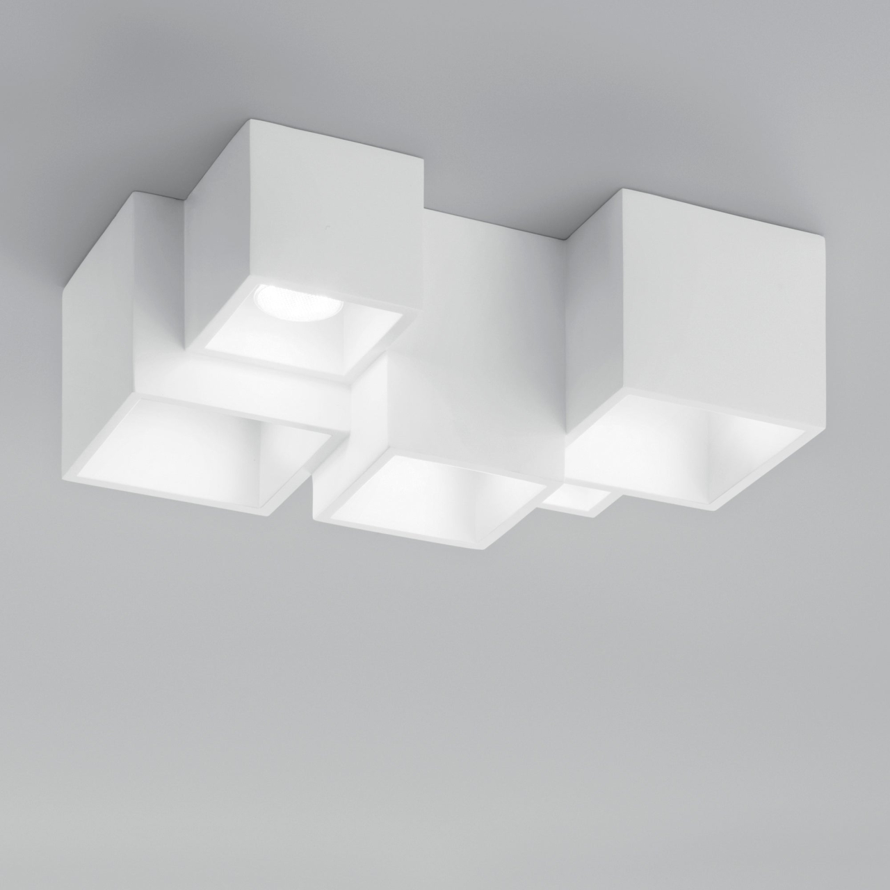 PLAFONIERA FOSTER BIANCA 5XGU10 37X24,8X 15CM [2]