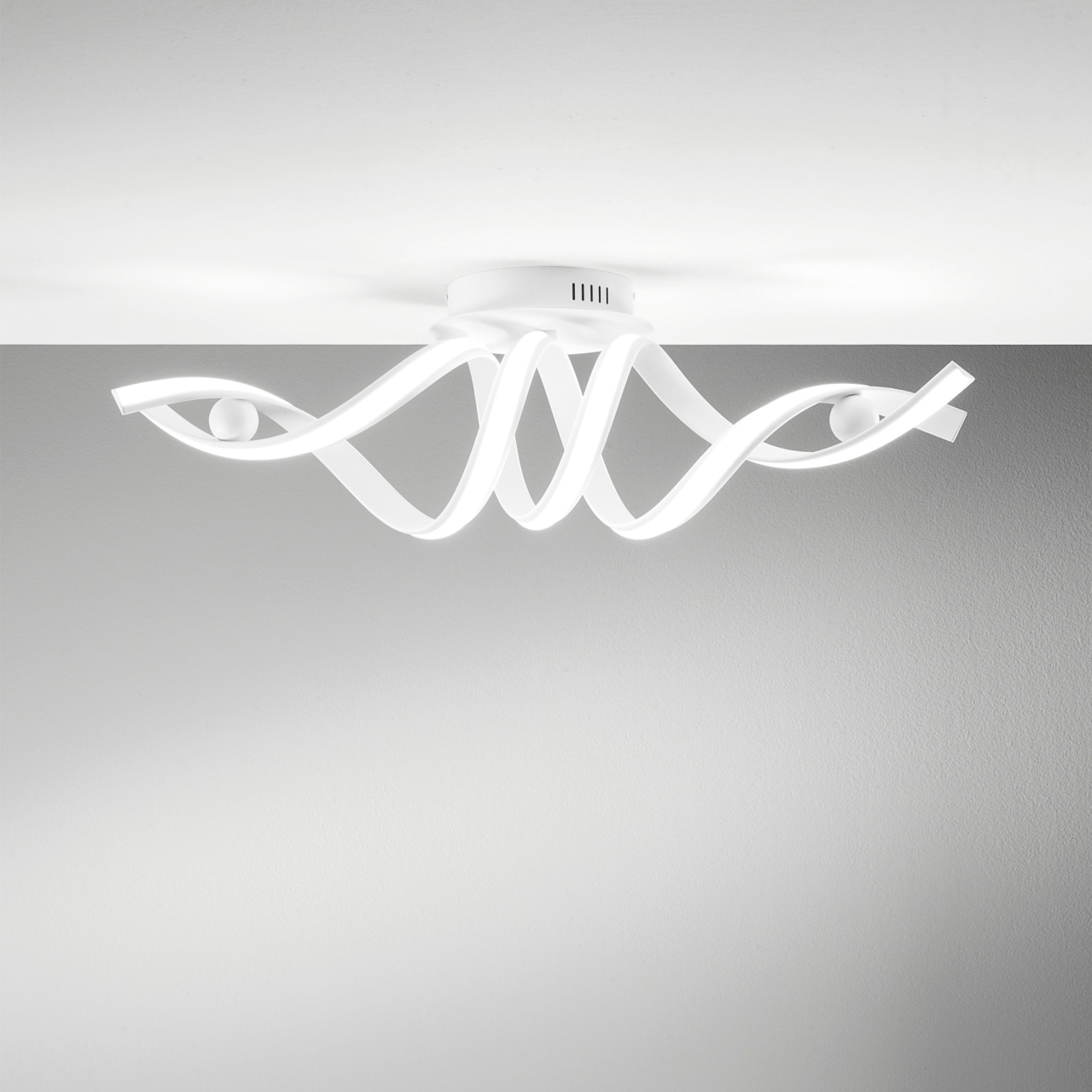 PLAFONIERĂ LED MYSTRAL ALBĂ 38W 6900LM CCT 85X23X30CM [2]