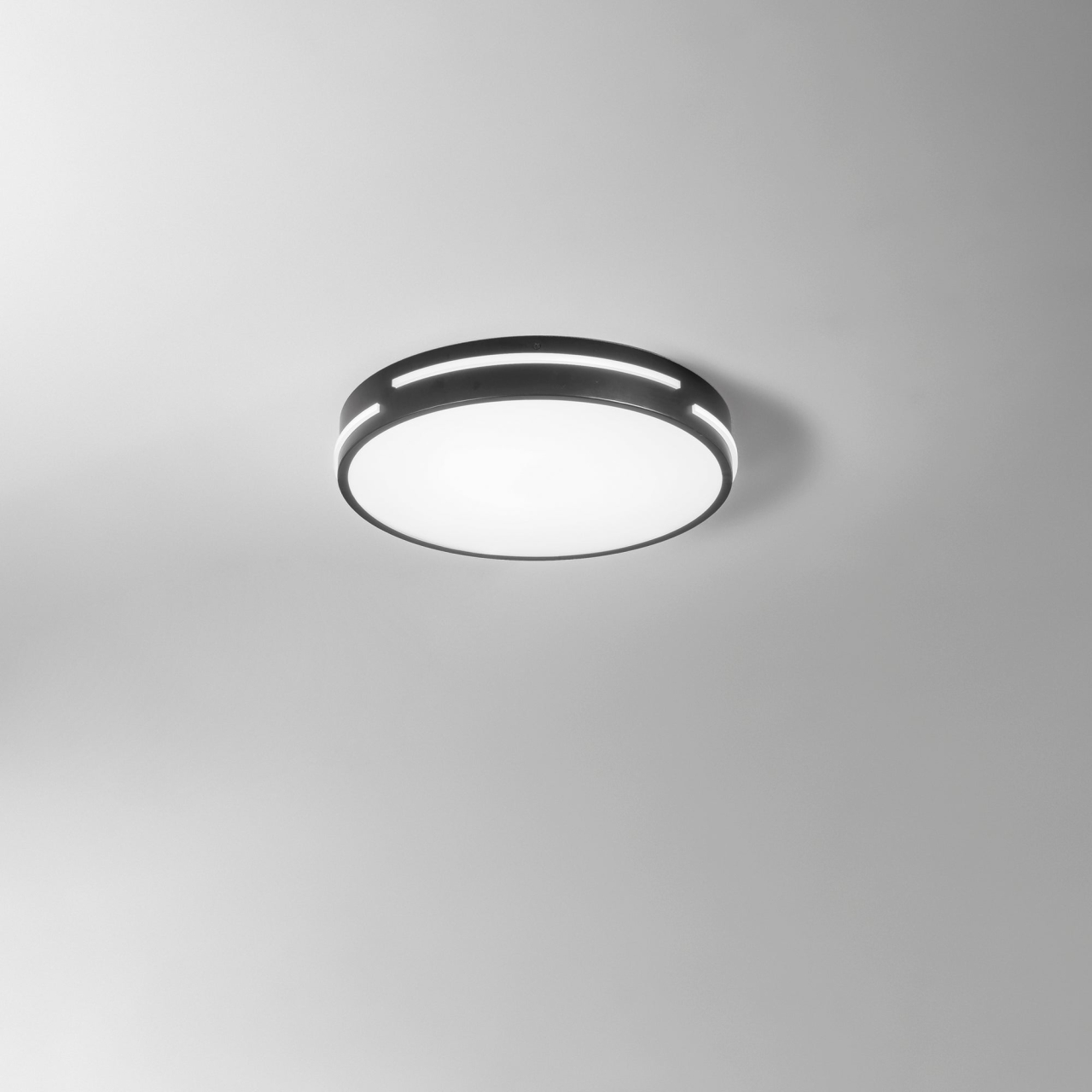 PLAFONIERA LED PANGEA NERA 24W 3520LM CCT 41X41X6CM [2]