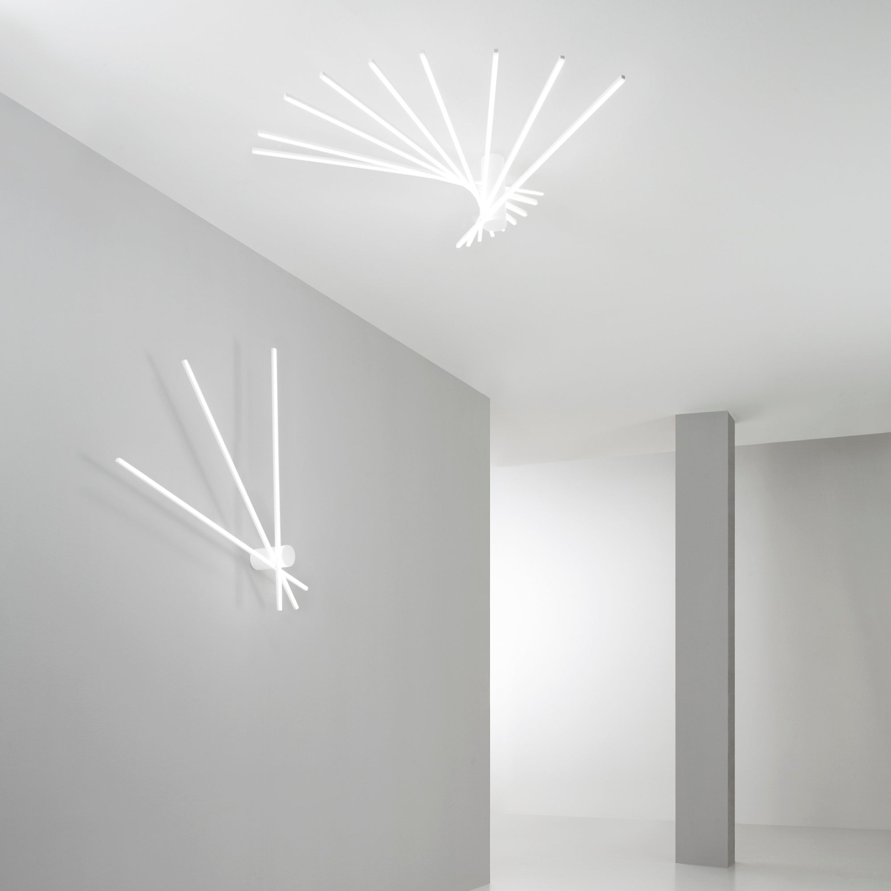 PLAFONIERĂ LED SHANGHAI ALBĂ 27W 3750LM 3000K 92X100X14,5CM [2]