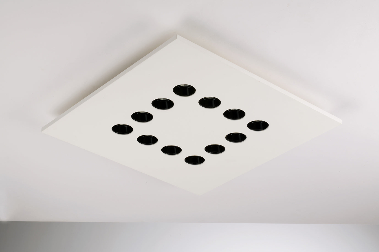 PLAFONIERA LED XICO BIANCA 12X3W 2520LM CCT 50X4,7X50CM [3]