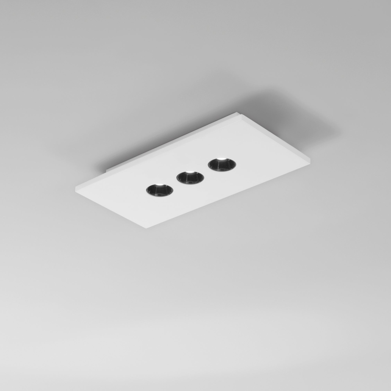 PLAFONIERA LED XICO BIANCA 3X4W 840LM CCT 40X4,7X20CM [2]