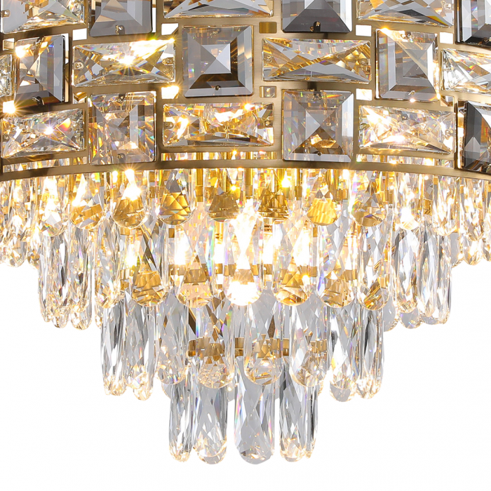 Semiplafoniera LUXURIA 9xE14 ML8894 Cristal [2]