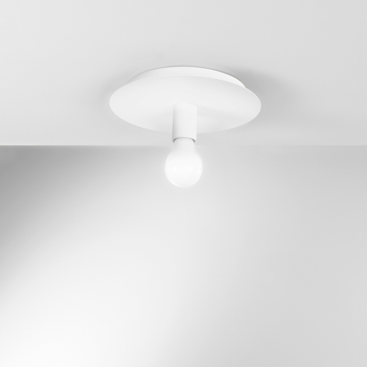 PLAFONIERA STRIKE BIANCA 1XE27 25X25X86CM [2]