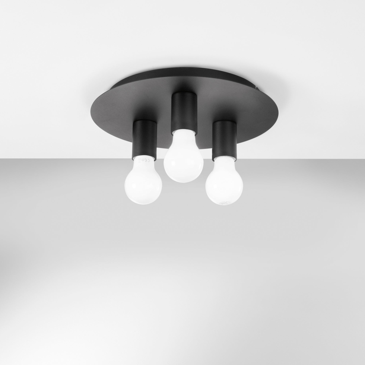 PLAFONIERA STRIKE NERA 3XE27 30X30X86CM [2]