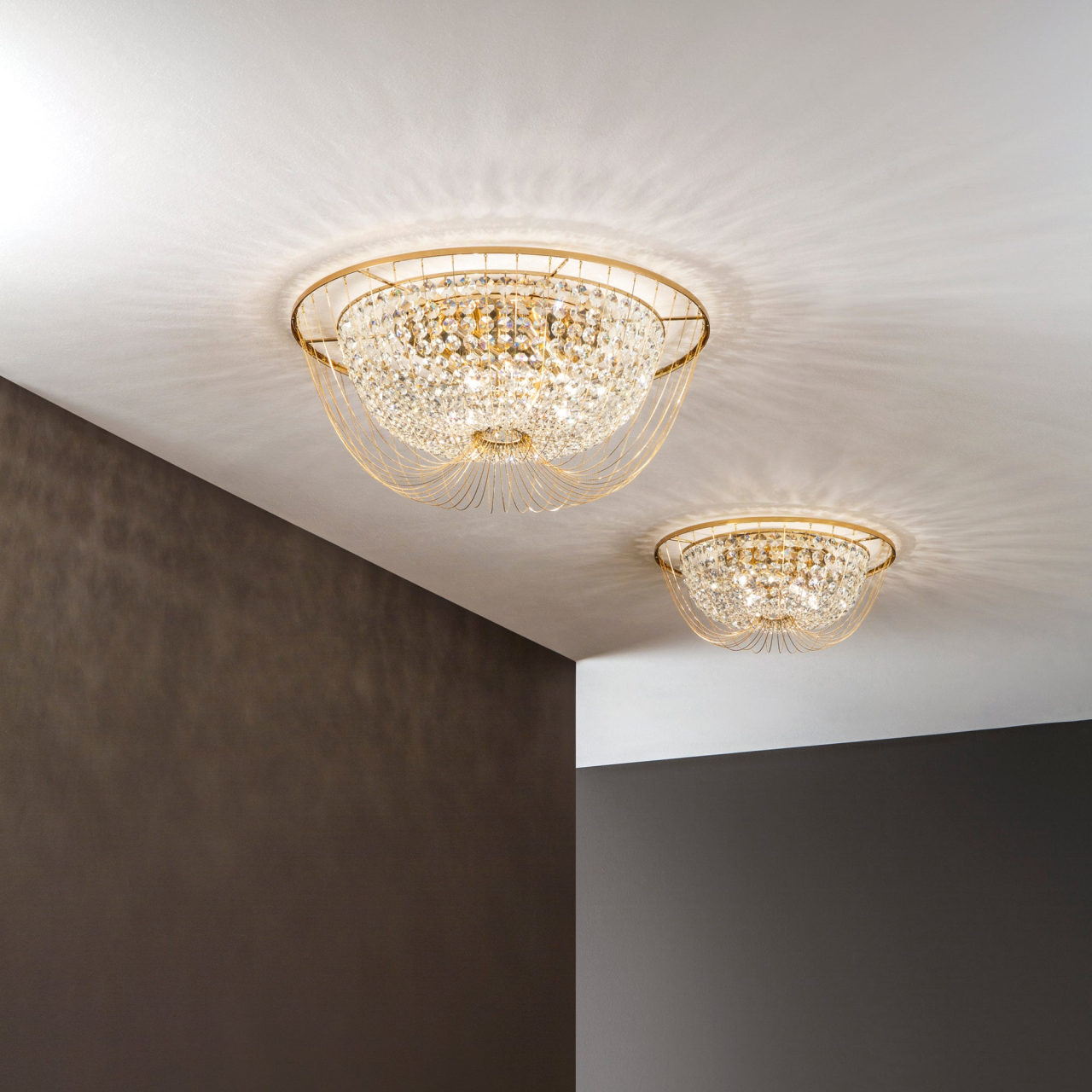 PLAFONIERA VIENNA ORO 4XE14 45X22CM [2]