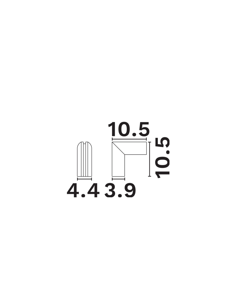 Planet Magnetic B-Horizontal 90o Connector [2]