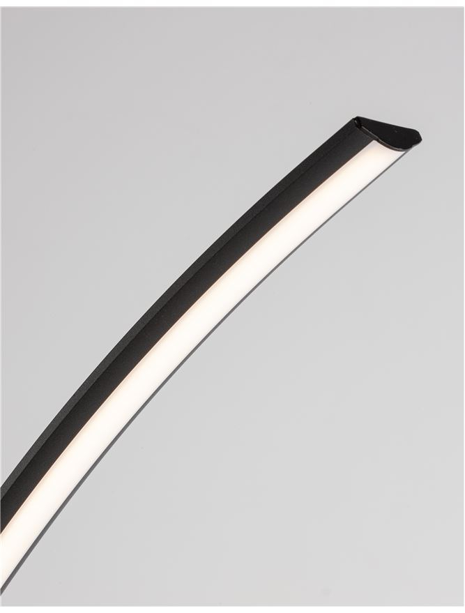 PREMIUM lampadar - 9396060 - Sandy Black Steel Aluminium & Acrylic [8]