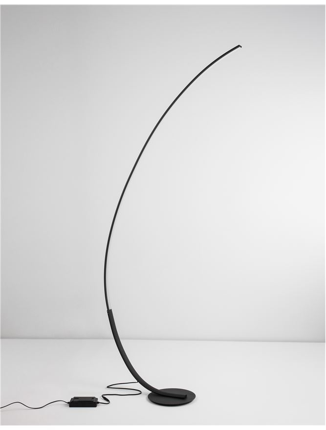 PREMIUM lampadar - 9396060 - Sandy Black Steel Aluminium & Acrylic [3]
