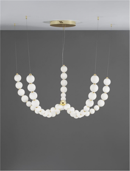 Perla NVL - 125W Gold - 9695203 - suspensie moderna [3]