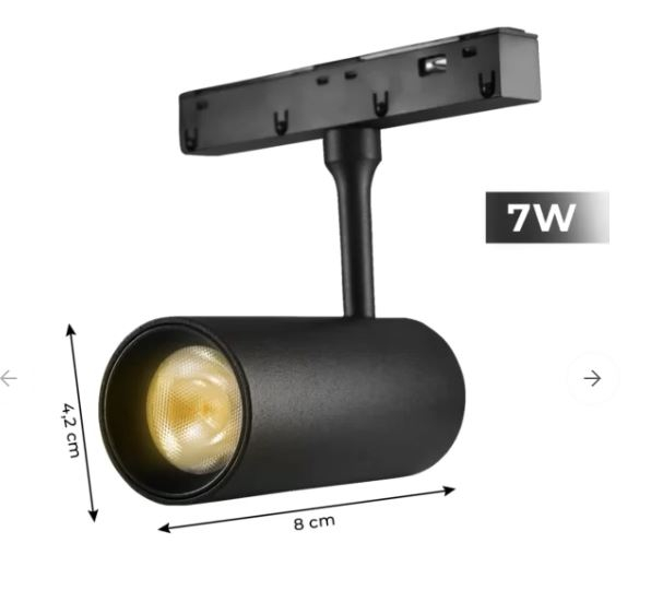 PROIECTOR LED PE SINA MAGNETICA 7W 3000K/4000K - 48V [2]