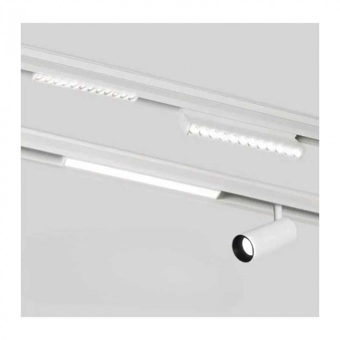 PROIECTOR LINIAR LED 10W 3000K/4000K - 48V PE SINA MAGNETICA  S22/R22 - alb [2]
