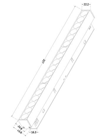 PROIECTOR POINT LED 18W 3000K/4000K - 48V PE SINA MAGNETICA  S22/R22 [2]