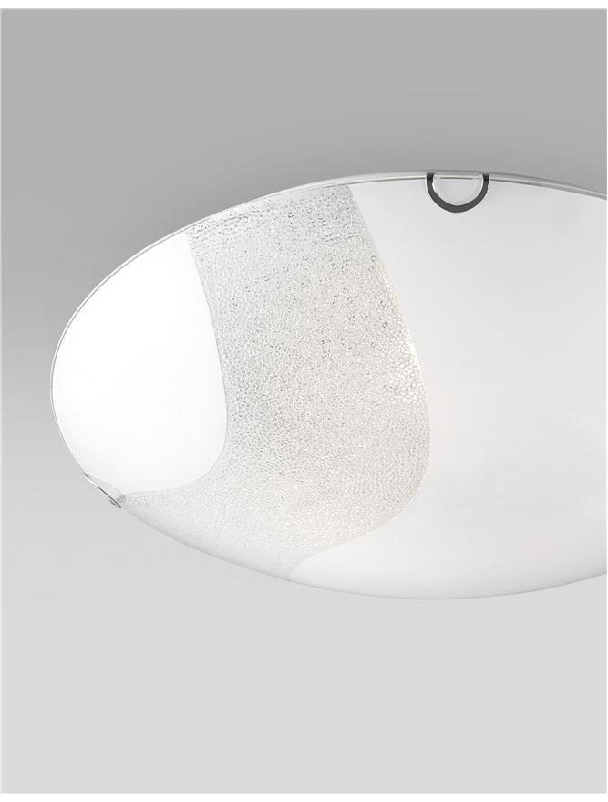 QUALE plafoniera - 8361602 - White Glass & Crystal Chrome Metal [3]