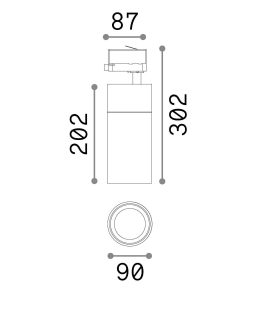 Quick 28w cri80 30° 3000k on-off (pentru sina 4 contacte) [3]