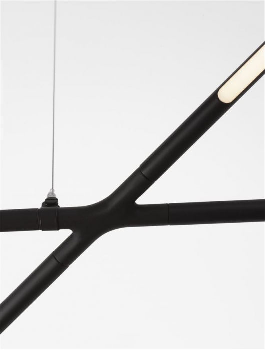 Raccio - black - Nova Luce - 27W  - Suspensie moderna - 9695213 [5]