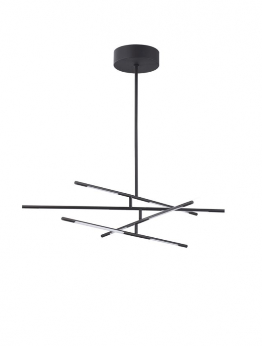 Raccio - black - Nova Luce - 48W  - Suspensie moderna - 9180780 [2]