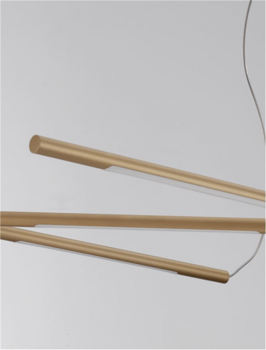 Raccio - gold - Nova Luce - 27W  - Suspensie moderna - 9695214 [4]