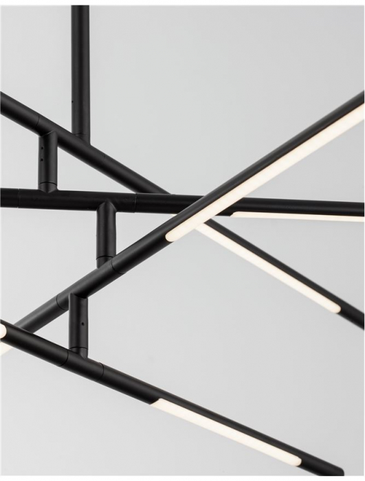 Raccio - black - Nova Luce - 48W  - Suspensie moderna - 9180780 [6]