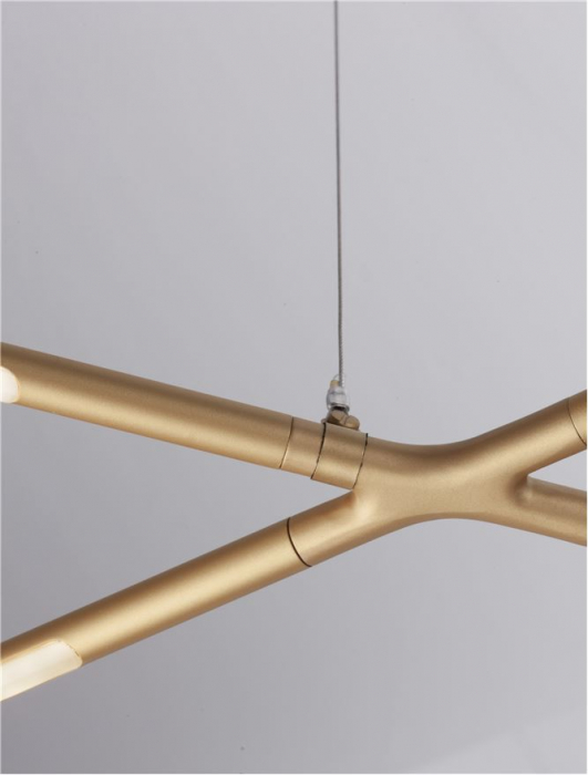 Raccio - gold - Nova Luce - 27W  - Suspensie moderna - 9695214 [7]