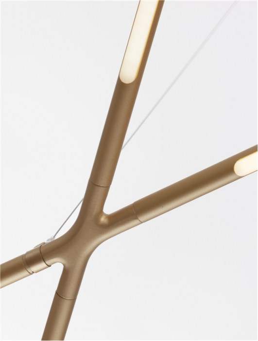 Raccio - gold - Nova Luce - 27W  - Suspensie moderna - 9695214 [6]