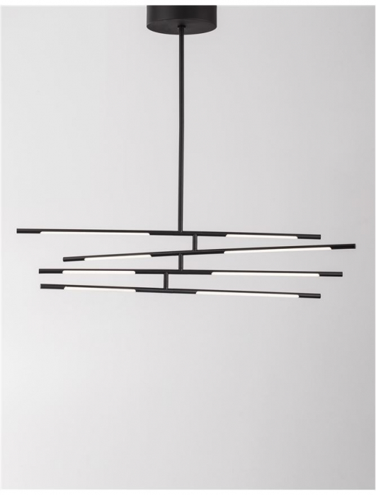 Raccio - black - Nova Luce - 48W  - Suspensie moderna - 9180780 [5]
