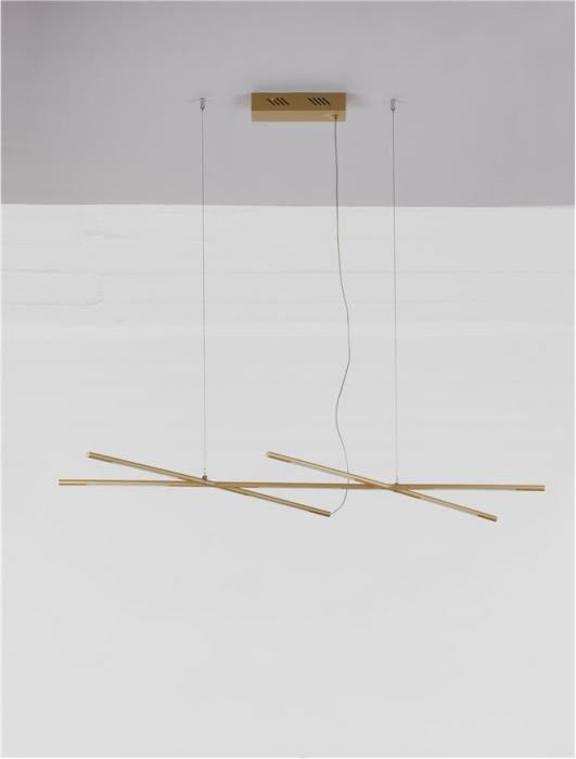 Raccio - gold - Nova Luce - 27W  - Suspensie moderna - 9695214 [3]