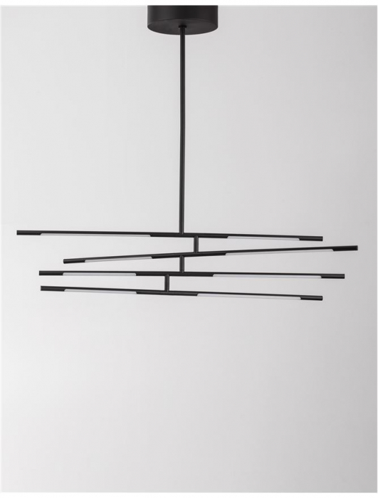 Raccio - black - Nova Luce - 48W  - Suspensie moderna - 9180780 [4]