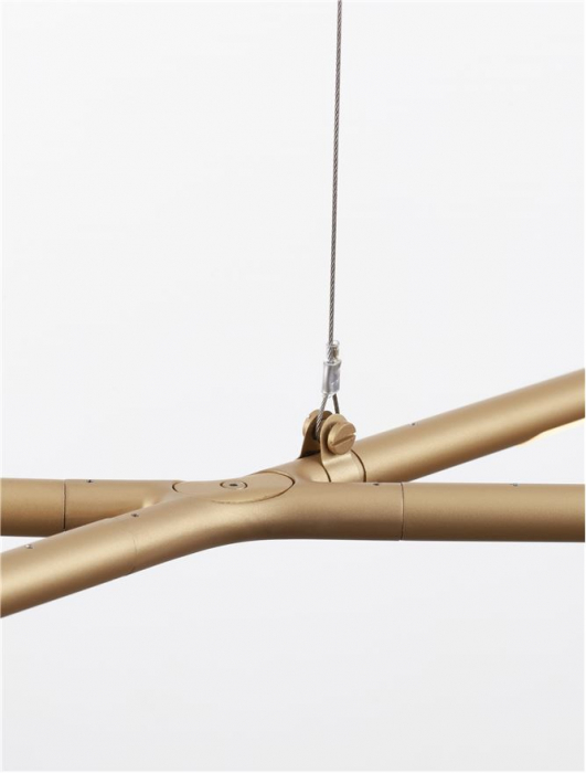 Raccio - gold - Nova Luce - 27W  - Suspensie moderna - 9695214 [9]