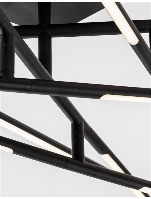 Raccio - black - Nova Luce - 59W  - Plafoniera moderna - 9180714 [6]