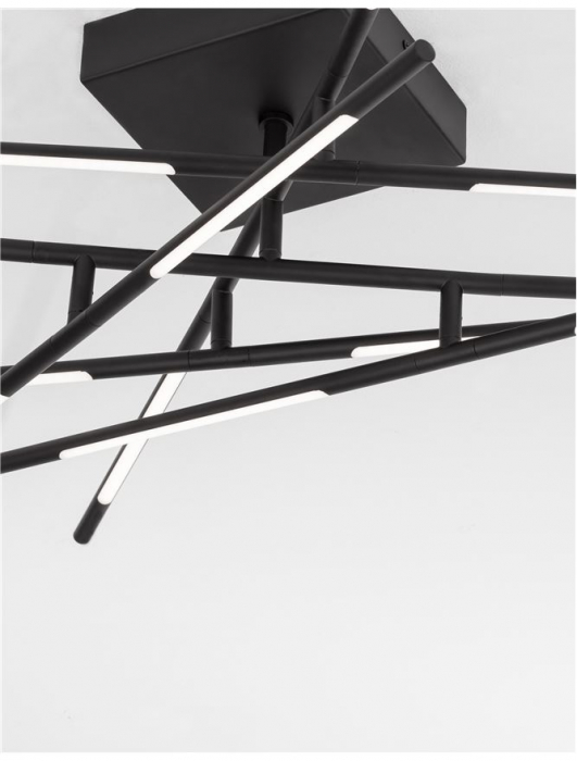 Raccio - black - Nova Luce - 59W  - Plafoniera moderna - 9180714 [7]
