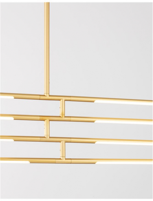Raccio - gold - Nova Luce - 48W  - Suspensie moderna - 9180781 [6]