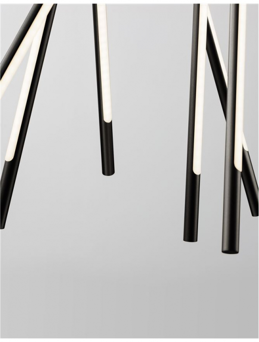 Raccio - black - Nova Luce - 68W  - Suspensie moderna - 9180783 [5]