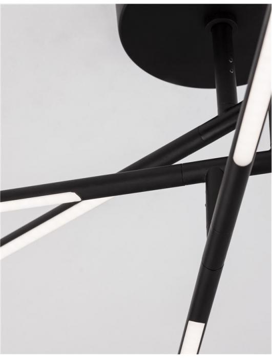 Raccio - black - Nova Luce - 32W  - Plafoniera moderna - 9180761 [6]