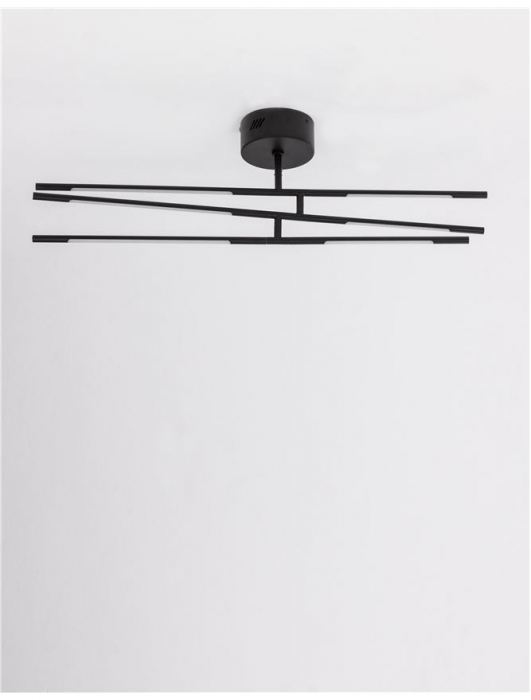 Raccio - black - Nova Luce - 32W  - Plafoniera moderna - 9180761 [3]