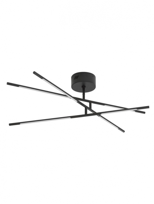 Raccio - black - Nova Luce - 32W  - Plafoniera moderna - 9180761 [2]