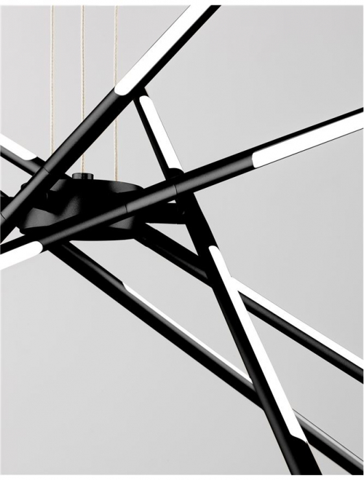 Raccio - black - Nova Luce - 68W  - Suspensie moderna - 9180783 [4]