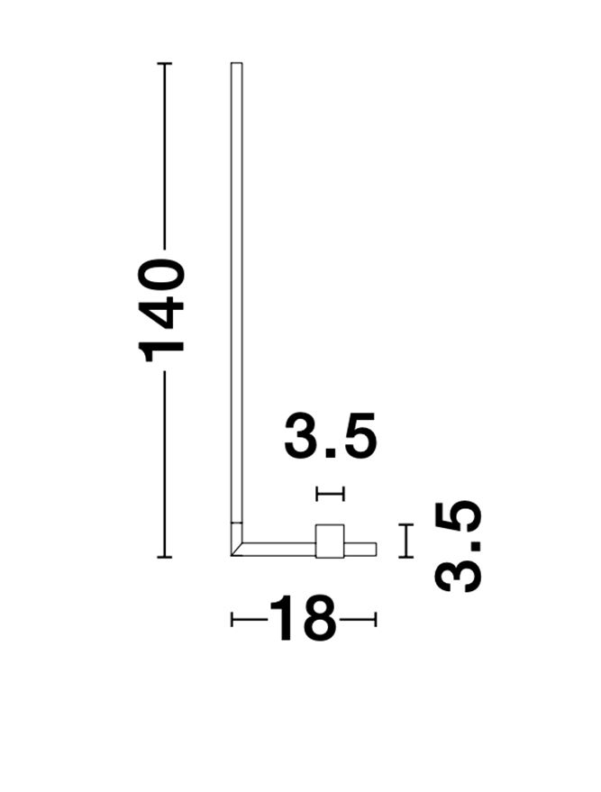 Raccio - black - Nova Luce - 19W - Lampadar modern - 9180727 [7]