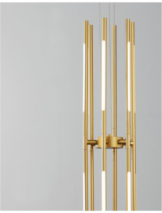Raccio - gold - Nova Luce - 68W  - Suspensie moderna - 9180782 [9]