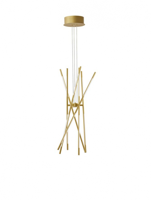 Raccio - gold - Nova Luce - 68W  - Suspensie moderna - 9180782 [3]