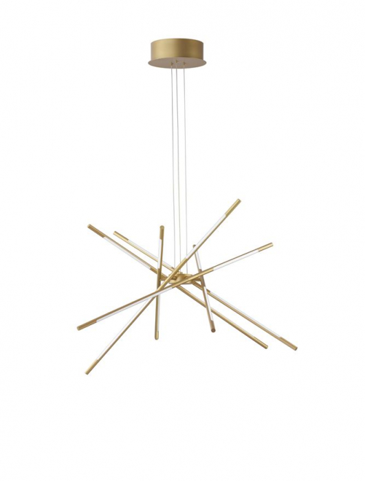 Raccio - gold - Nova Luce - 68W  - Suspensie moderna - 9180782 [2]