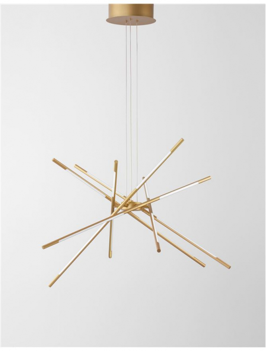 Raccio - gold - Nova Luce - 68W  - Suspensie moderna - 9180782 [4]