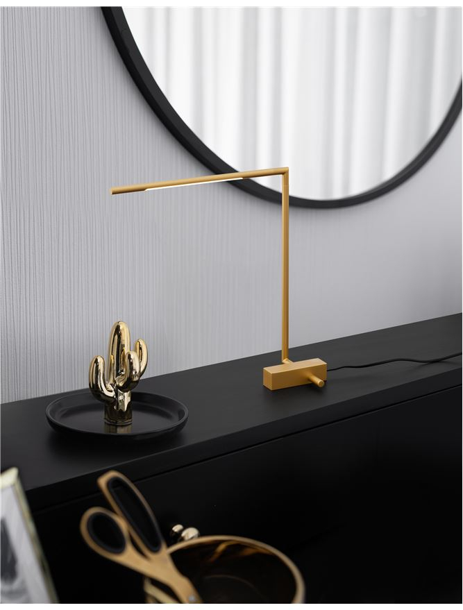 Raccio - gold - Nova Luce - 5W - Veioza moderna - 9180725 [1]